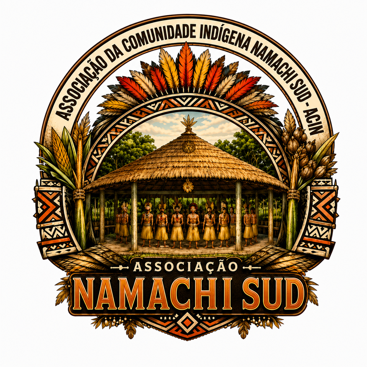 Logo da ACIN, Associação da Comunidade Indígena Namachisud