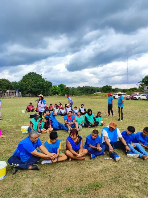 Foto da galeria: Escola Reinaldo Prill conquista 2º lugar em sua primeira participação na Gincana de Pais e Filhos.