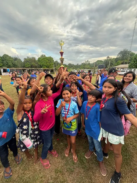 Foto da galeria: Escola Reinaldo Prill conquista 2º lugar em sua primeira participação na Gincana de Pais e Filhos.